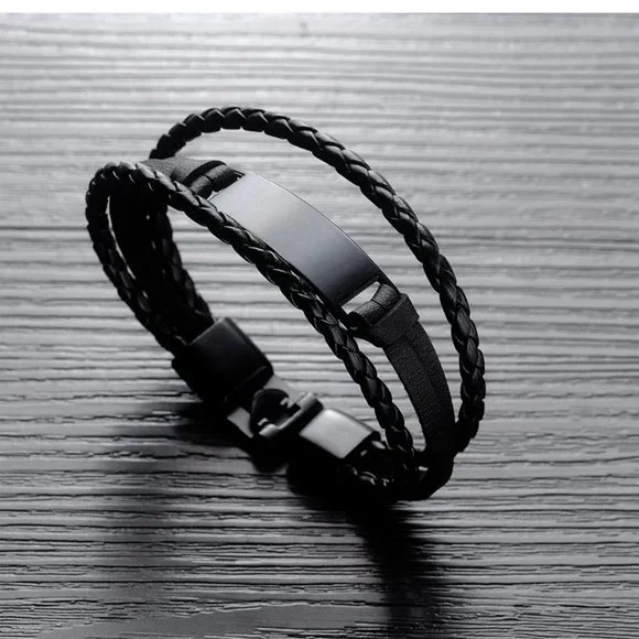 men black bracelet - Picture 5 of 5